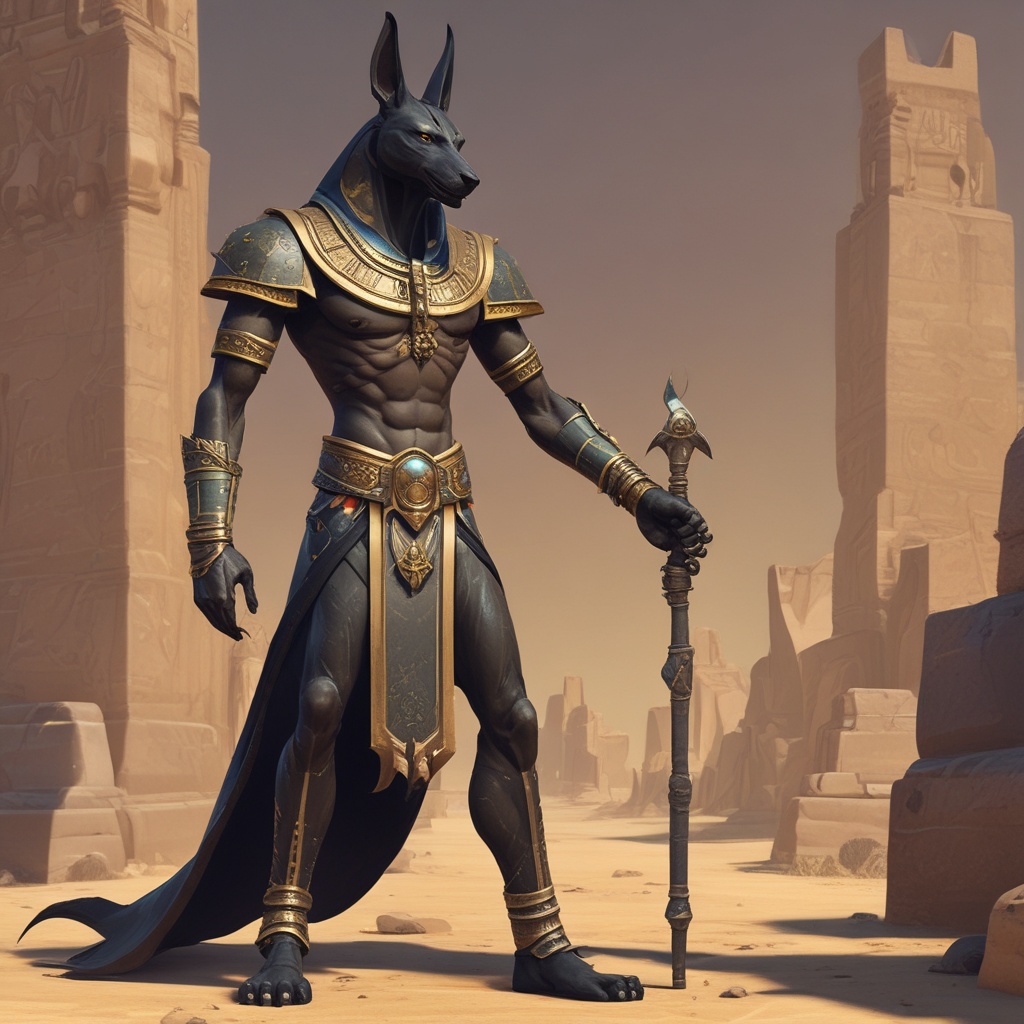 Anubis from a videogame